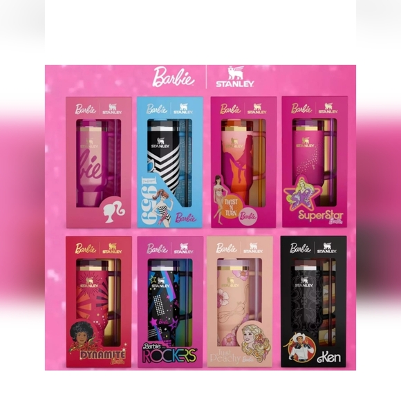 Stanley x Barbie Other - Stanley x Barbie Tumbler Full 8 Set 40 Oz Quencher Limited Edition 2024 New